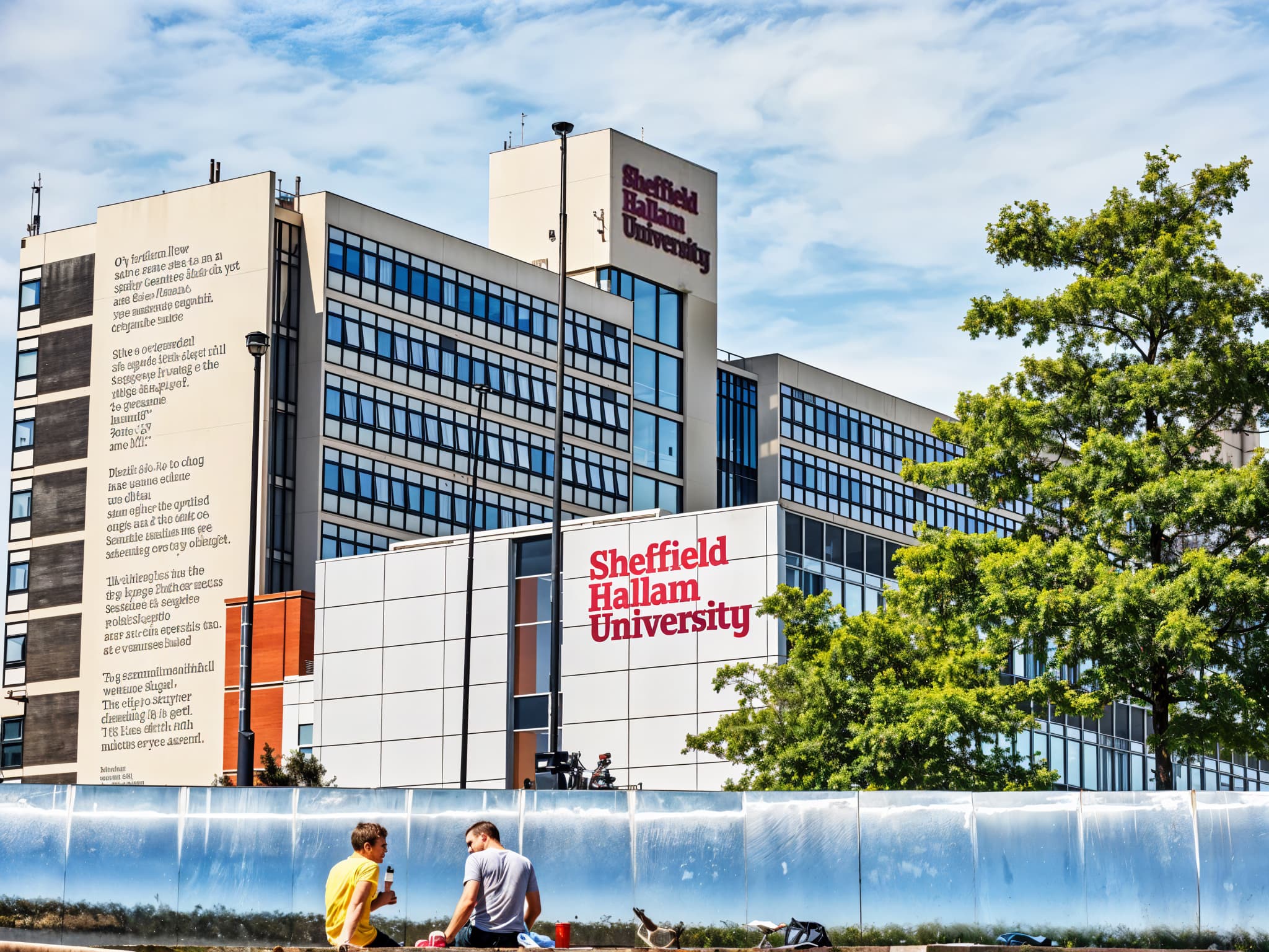 Sheffield Hallam University campus visual