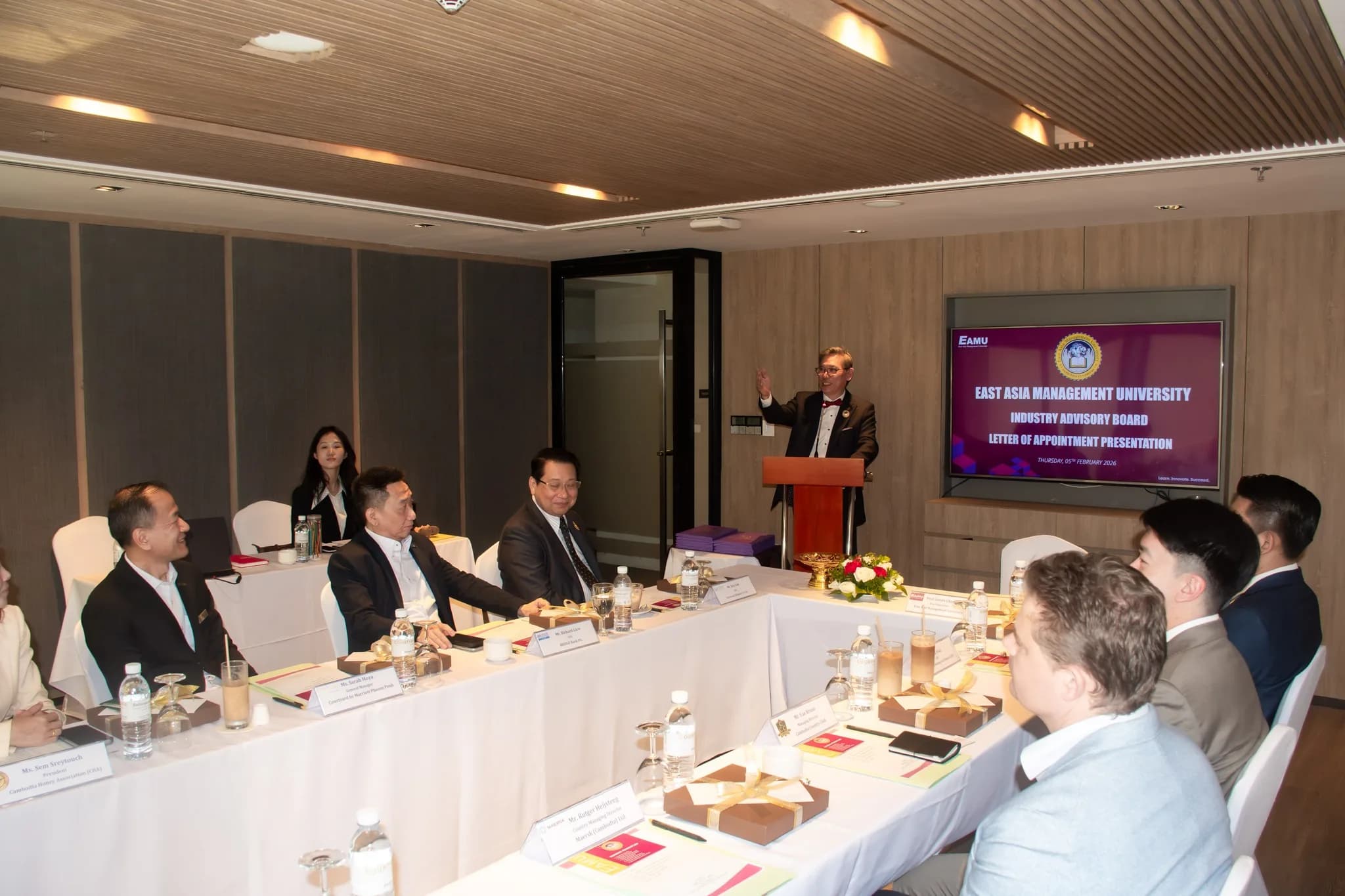 Industry Advisory Board meeting at EAMU